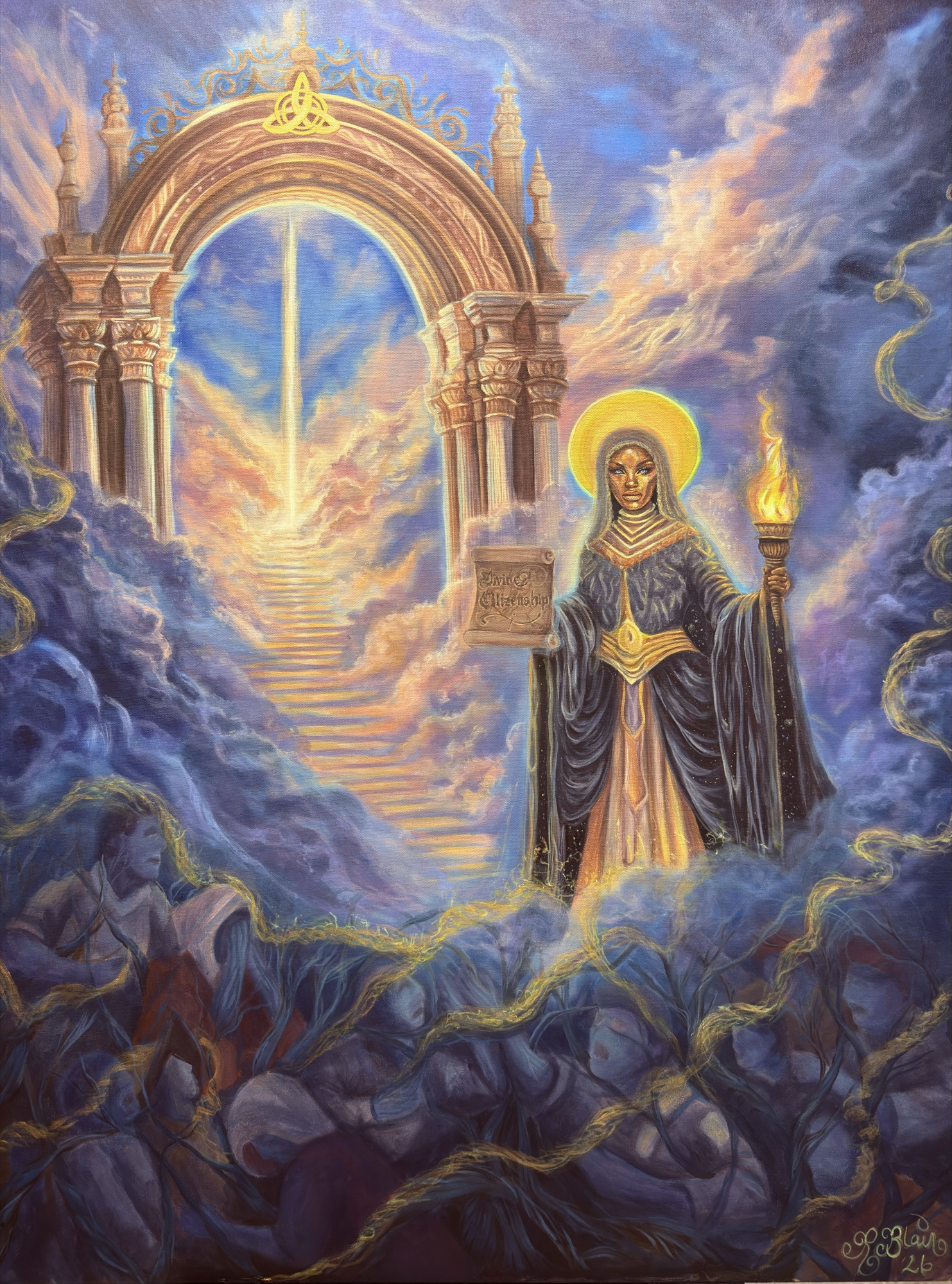 Custom painting commission sample 2